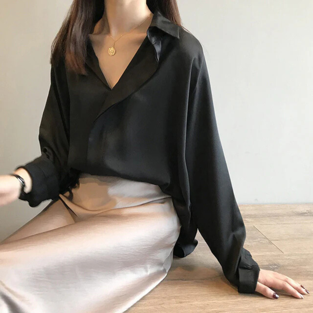 Chloé - Elegant Satin Blouse