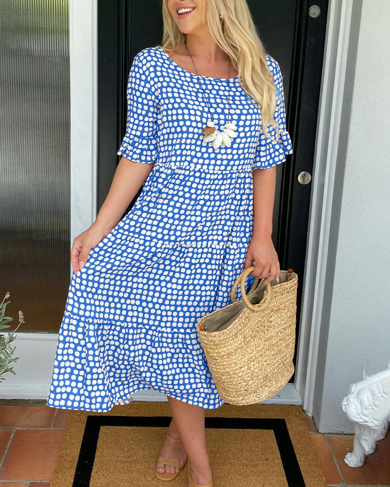 Jackie - Chic Printed Summer Dress