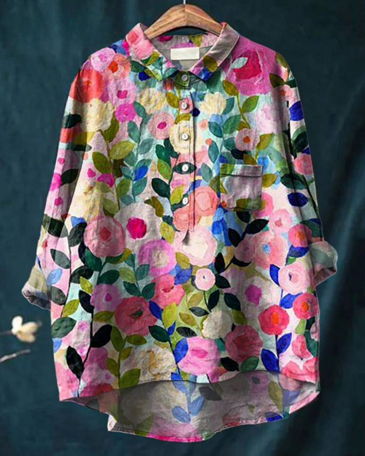 Liana - Blouse with floral print