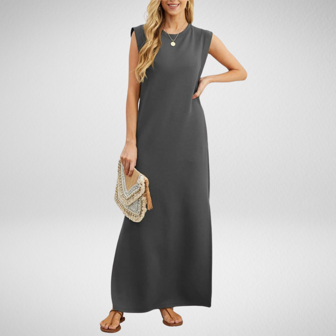 Gabriela|Sleeveless Maxi Dress