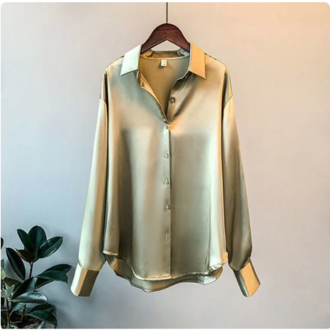 Chloé - Elegant Satin Blouse