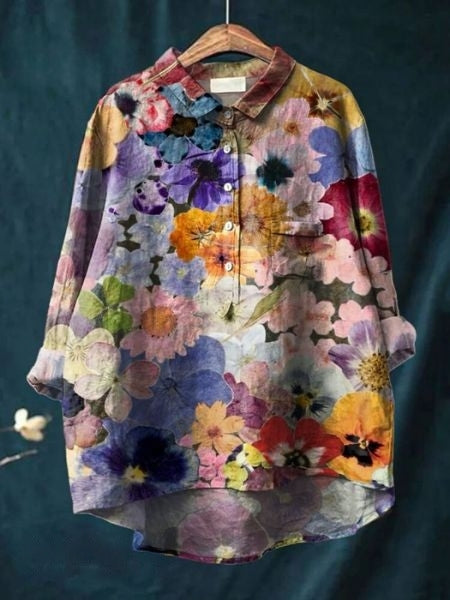 Liana - Blouse with floral print