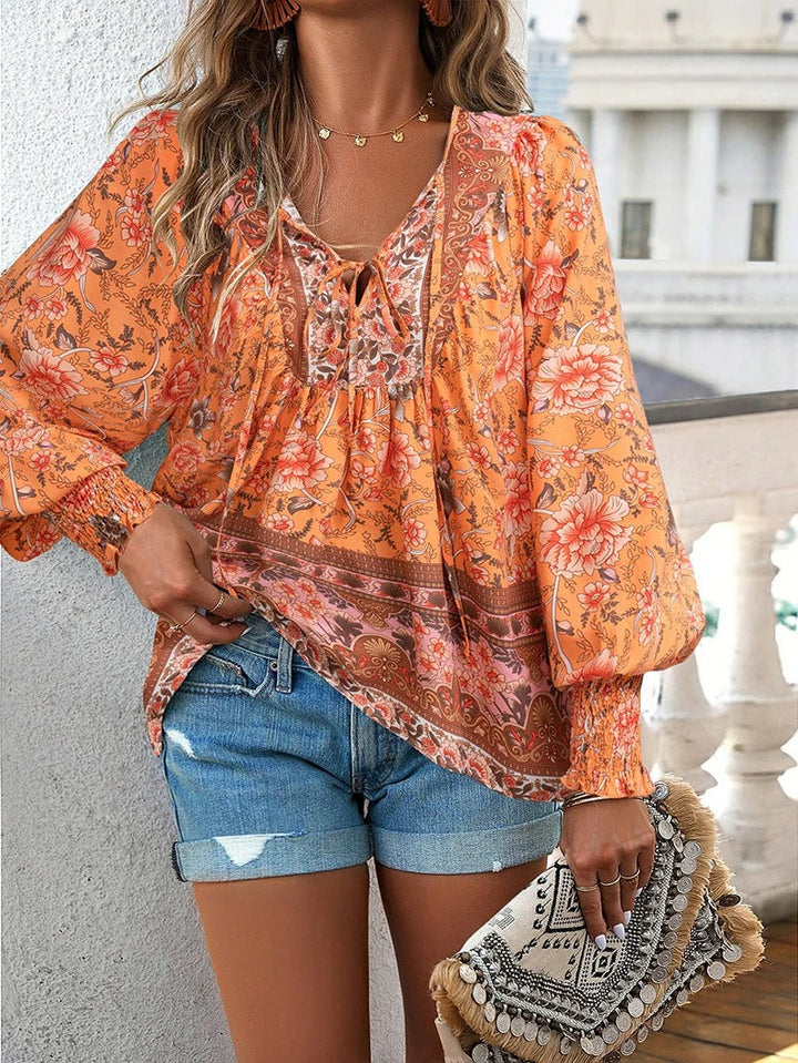 Emily - Summer Floral Top