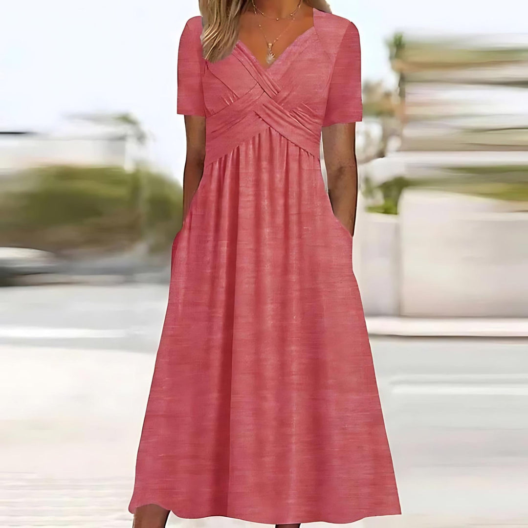 Kimmy - Casual Elegance Midi Dress