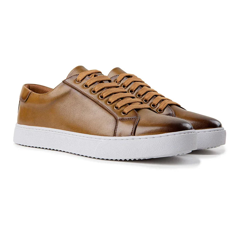 Ganni Men's Sleek Leather Sneaker