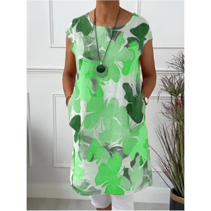 Agnes -  Comfortable Dress with Butterfly Print